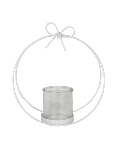Step Portacandela arco bianco 23cm x h24,5cm AL125 | Vendita Ingrosso G3S