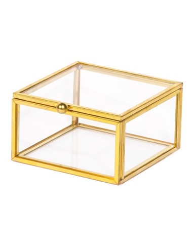 Golden Box Scatola quadrata 8x8cm x h5cm