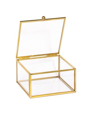 Golden Box Scatola quadrata 10x10cm x h6cm
