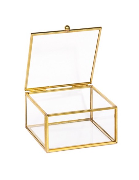 Golden Box Scatola quadrata 10x10cm x h6cm