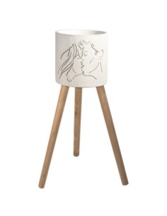 Beso Vaso con piede 34cm (Ø23cm) x h60cm