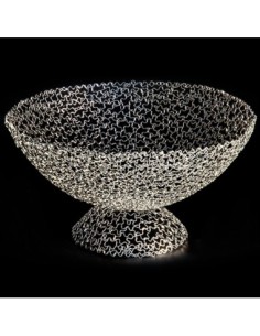 Scintil Coppa con piede argento Ø31cm x h17cm