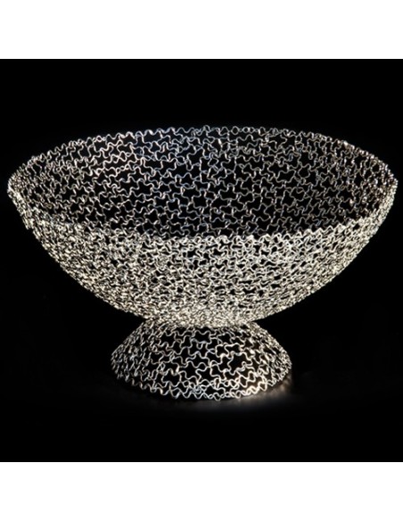 Scintil Coppa con piede argento Ø31cm x h17cm