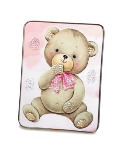 Stone Quadro Baby Rosa 15cm x h20cm