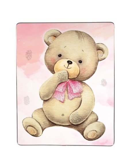 Stone Quadro Baby Rosa 40cm x h50cm