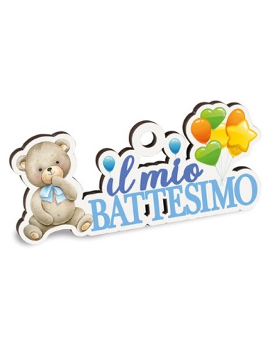 Party Battesimo Celeste Decoro da appendere 6