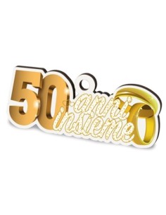 Party 50° anniversario Decoro da appendere 6
