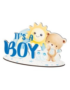 Party Baby Shower Boy Scritta da appoggio 35cm x h22cm