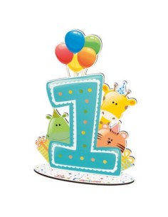 Party 1° Compleanno Scritta da appoggio 30cm x h42cm