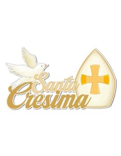 Party Cresima Scritta da parete 120cm x h68cm