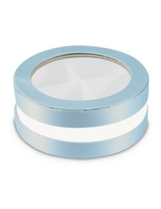 Invito Box 4 sezioni celeste Ø10cm x h4cm