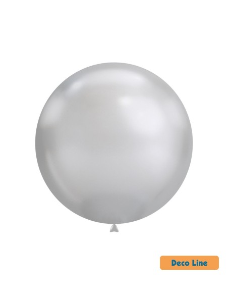 Palloncini Decorator Line Cromato 18" Argento 925 - 20pz | Vendita Ingrosso G3S