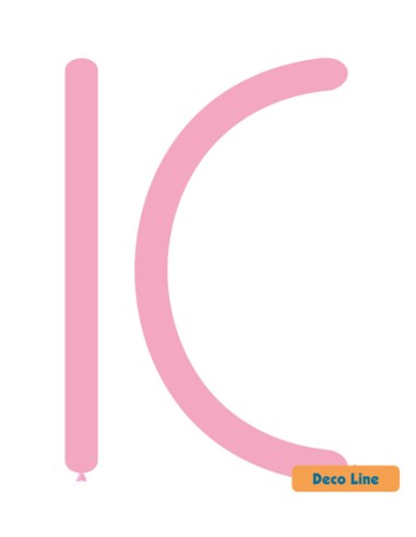 Palloncini Modellabili Decorator Line Pastello 160 Rosa Flamingo 225 - 100pz | G3S