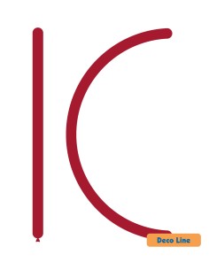 Palloncini Modellabili Decorator Line Pastello 160 Rosso Rubino 232 - 100pz | G3S Ingrosso