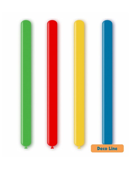 Palloncini Modellabili Decorator Line Pastello 260 Colori Assortiti - 100pz | Vendita Ingrosso G3S