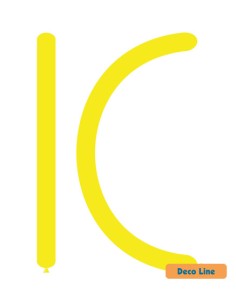 Palloncini Modellabili Decorator Line Pastello 260 Giallo Limone 203 - 100pz | G3S Ingrosso