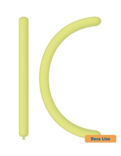 Palloncini Modellabili Decorator Line Pastello 260 Verde Kiwi 230 - 100pz | Vendita Ingrosso G3S
