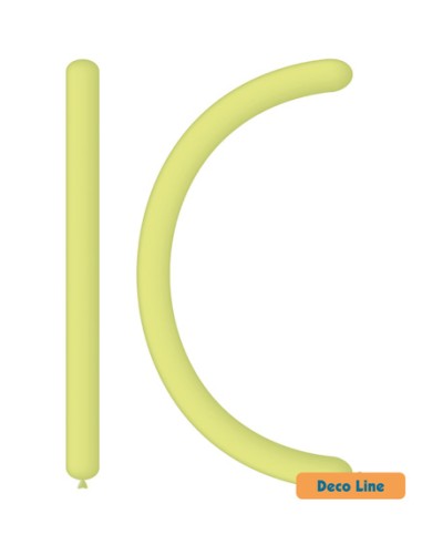 Palloncini Modellabili Decorator Line Pastello 260 Verde Kiwi 230 - 100pz | Vendita Ingrosso G3S