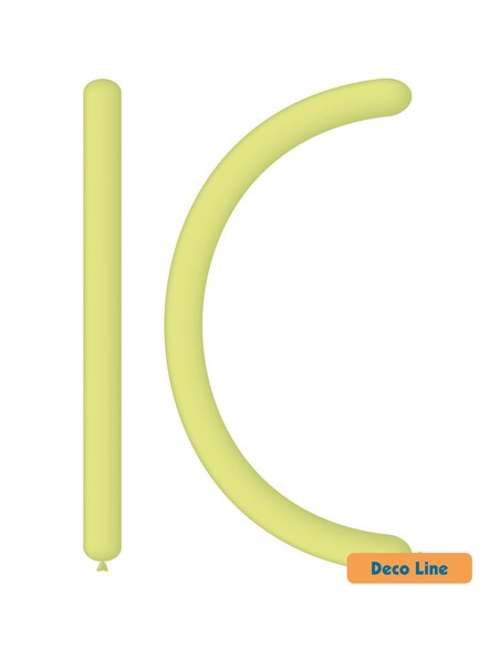 Palloncini Modellabili Decorator Line Pastello 260 Verde Kiwi 230 - 100pz | Vendita Ingrosso G3S