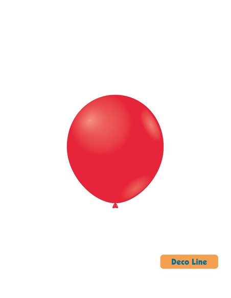 Palloncini Decorator Line Pastello 5" Rosso Scarlatto 201 - 100pz | G3S Party