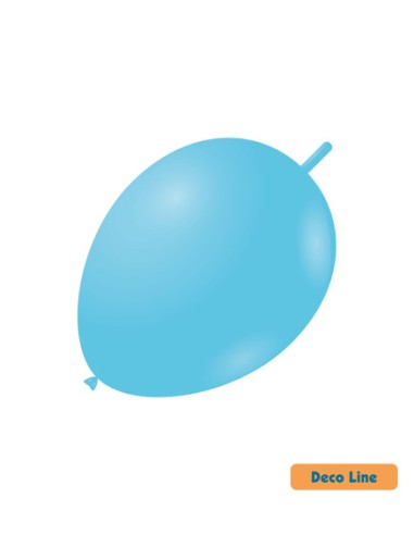 Palloncini Link Decorator Line Pastello 11" Azzurro Cielo 211 - 50pz | G3S Party