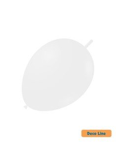 Palloncini Link Decorator Line Pastello 11" Bianco 200 - 50pz | G3S Ingrosso