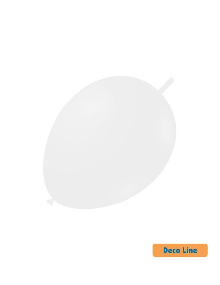 Palloncini Link Decorator Line Pastello 11" Bianco 200 - 50pz | G3S Ingrosso