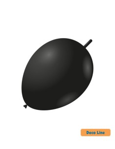 Palloncini Link Decorator Line Pastello 11" Nero Onice 214 - 50pz | Vendita Ingrosso G3S