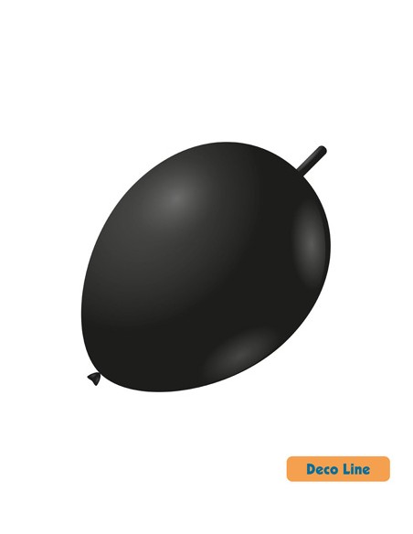 Palloncini Link Decorator Line Pastello 11" Nero Onice 214 - 50pz | Vendita Ingrosso G3S