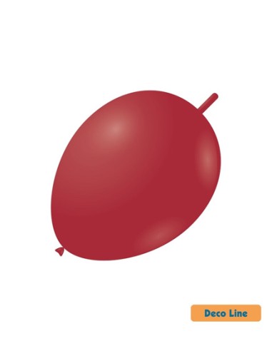 Palloncini Link Decorator Line Pastello 11" Rosso Rubino 232 - 50pz | G3S Ingrosso