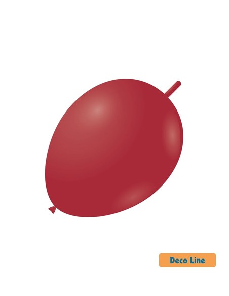 Palloncini Link Decorator Line Pastello 11" Rosso Rubino 232 - 50pz | G3S Ingrosso