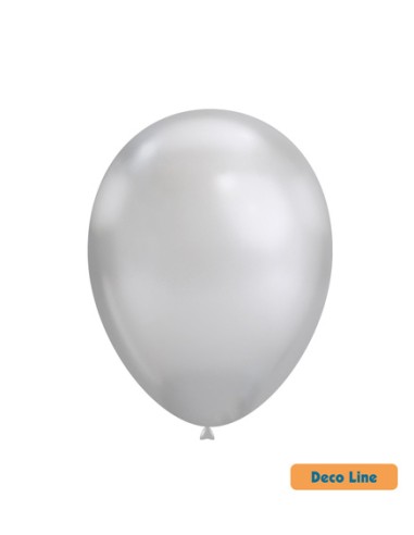 Palloncini Decorator Line Cromato 12" Argento 925 - 50pz | Vendita Ingrosso G3S