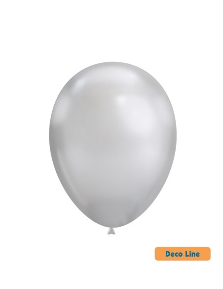 Palloncini Decorator Line Cromato 12" Argento 925 - 50pz | Vendita Ingrosso G3S