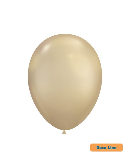 Palloncini Decorator Line Cromato 12" Oro 24KT - 50pz | G3S Ingrosso