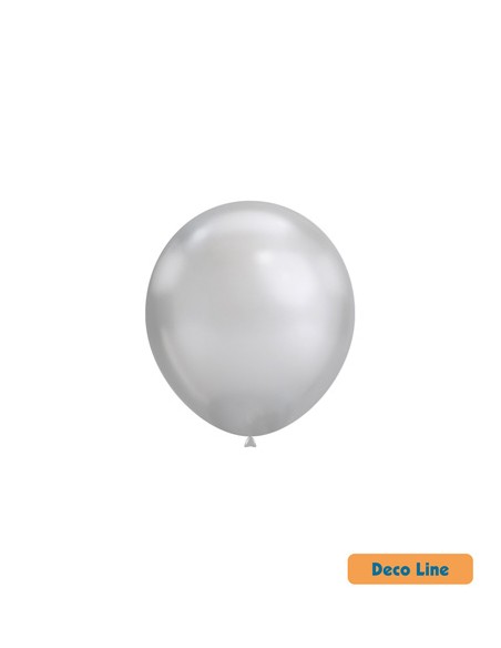 Palloncini Decorator Line Cromato 5" Argento 925 - 100pz | G3S Party