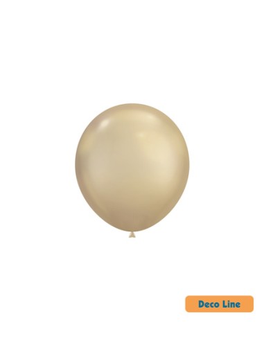 Palloncini Decorator Line Cromato 5" Oro 24KT - 100pz | G3S Ingrosso
