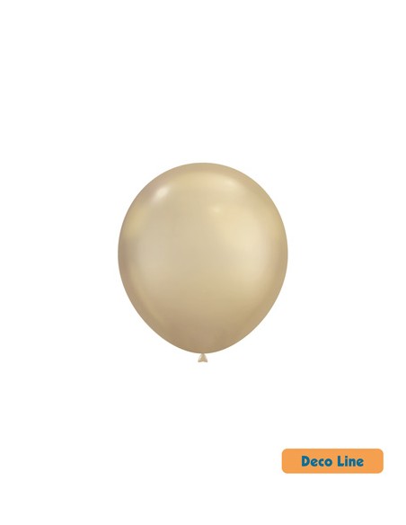 Palloncini Decorator Line Cromato 5" Oro 24KT - 100pz | G3S Ingrosso
