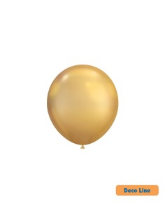 Palloncini Decorator Line Cromato 5" Oro Chiaro 18KT - 100pz | G3S Ingrosso
