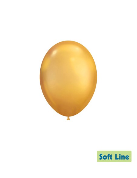 Palloncini Soft Line Cromato 12" - 30cm Oro 116 - 50pz | G3S Party