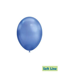 Palloncini Soft Line Cromato 18" - 46cm Blu 120 - 20pz | G3S Party