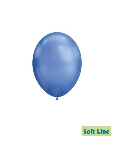 Palloncini Soft Line Cromato 18" - 46cm Blu 120 - 20pz | G3S Party