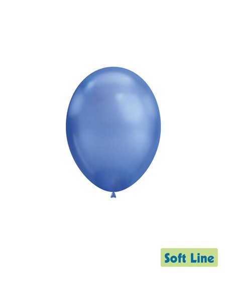 Palloncini Soft Line Cromato 18" - 46cm Blu 120 - 20pz | G3S Party