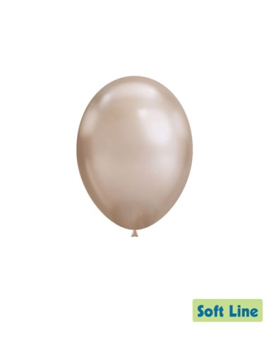 Palloncini Soft Line Cromato 18" - 46cm Champagne 119 - 20pz | G3S