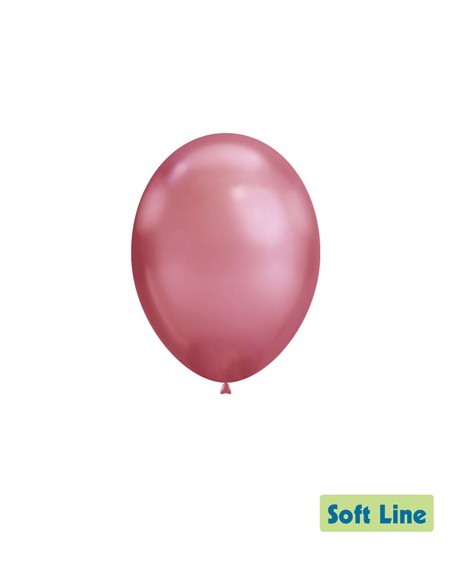 Palloncini Soft Line Cromato 18" - 46cm Rosa 114 - 20pz | G3S Party