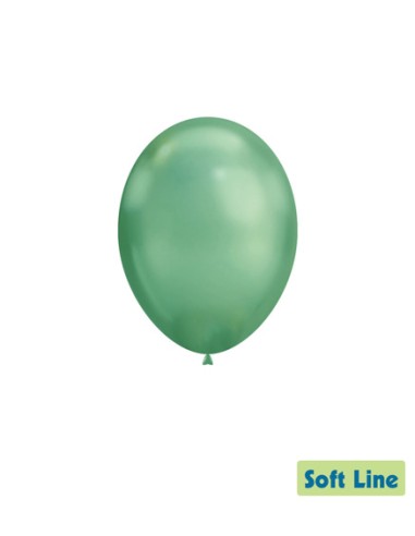 Palloncini Soft Line Cromato 18" - 46cm Verde 121 - 20pz | G3S Ingrosso