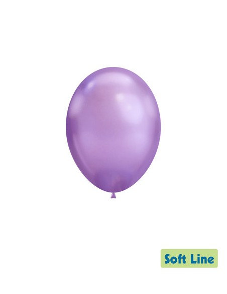 Palloncini Soft Line Cromato 18" - 46cm Viola 123 - 20pz | G3S Party