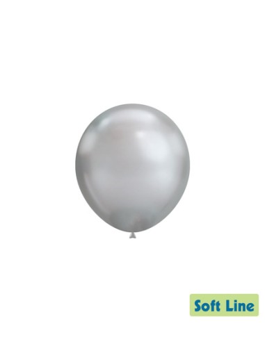 Palloncini Soft Line Cromato 5" - 13cm Argento 117 - 100pz | G3S