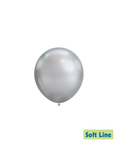 Palloncini Soft Line Cromato 5" - 13cm Argento 117 - 100pz | G3S