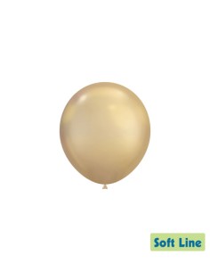 Palloncini Soft Line Cromato 5" - 13cm Oro Chiaro 124 - 100pz | G3S Ingrosso