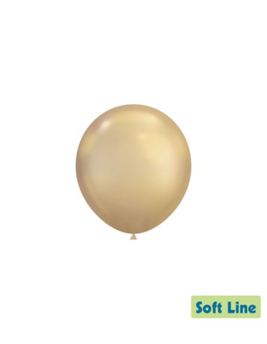 Palloncini Soft Line Cromato 5" - 13cm Oro Chiaro 124 - 100pz | G3S Ingrosso